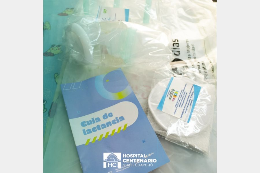 El Hospital Centenario entregó el primer kit de extracción de leche en Gualeguaychú