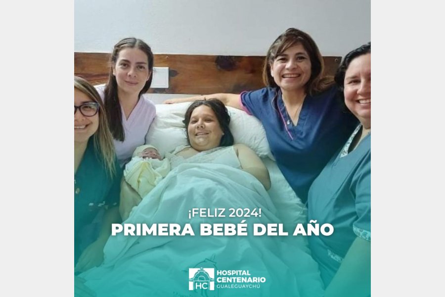 Susana Noemi es la primera bebita gualeguaychuense del 2024
